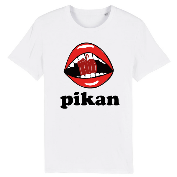 Blanc  t-shirt homme pikan whoy martinique