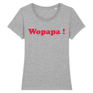 Gris t-shirt femme wopapa! whoy martinique