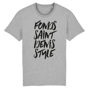 Gris t-shirt fonds-saint-denis style homme whoy martinique