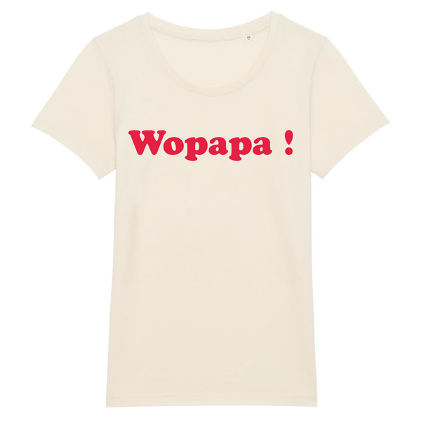 Naturel t-shirt femme wopapa! whoy martinique